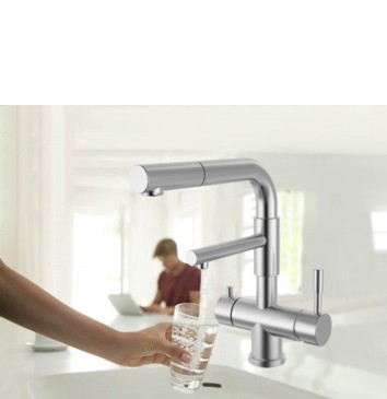 Stainless Steel Sink And Faucet